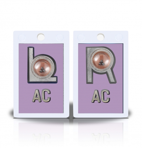 2" Height Non Sticky Positioning Xray Markers- Lilac Solid Color